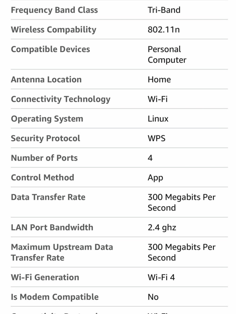 N300 Black WiFi Router - Dual Antenna Wireless Router - Picture 4 of 4